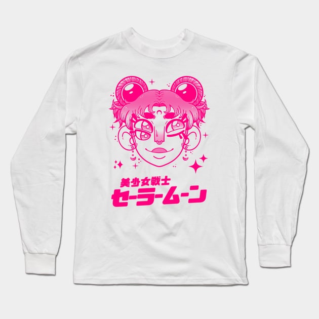 Sailor Senshi - Pink Long Sleeve T-Shirt by LabRat